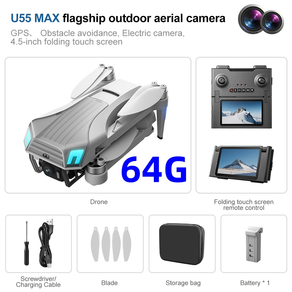 NCZOBOE U55 Профессиональный G – обзор и цена Drone Gimbal 2 Axis